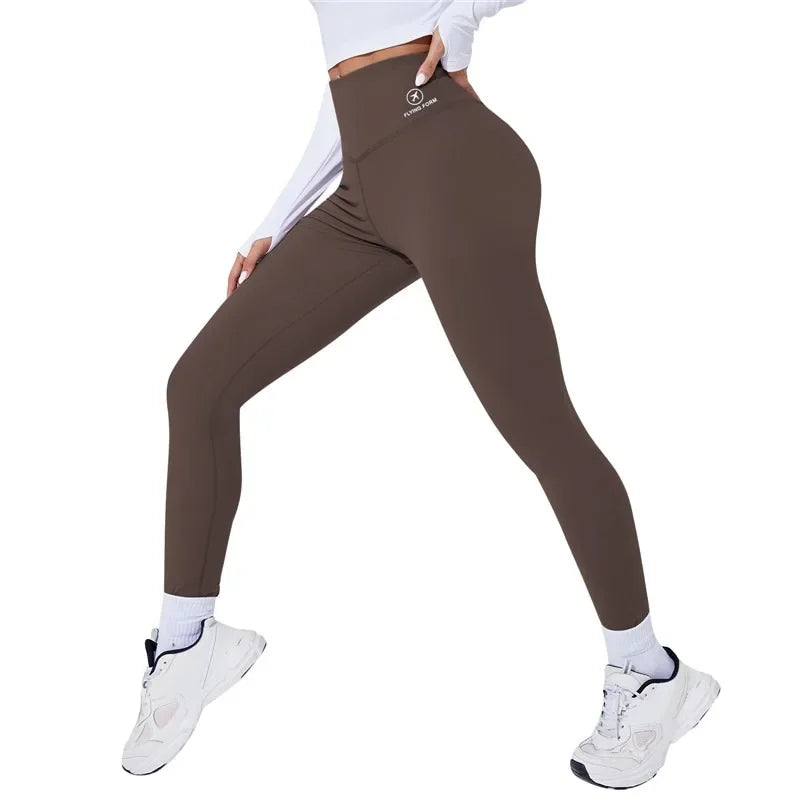 Saint Laruso High Waist Yoga Warm Leggins Sports Tights Thermal Woman Running Pants Sexy Butt Lifting Leggings Push Up Panties Gym Fitness