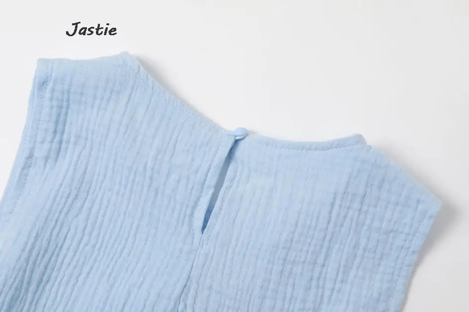 Saint Laruso Summer Outfits For Women 2025 New Casual Cotton Linen Suit Loose Sleeveless Vest Single-breasted Skirt 2 Piece Set Women Outfit