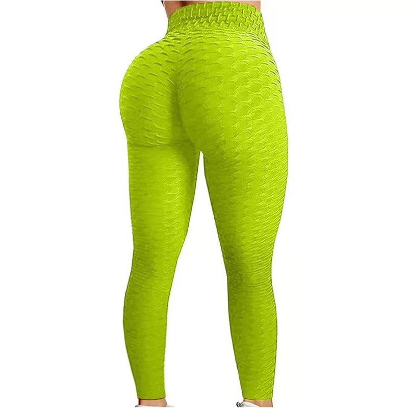 Saint Laruso Leggings Hip-lifting Bubble Pants Women High Waist Fitness Leggings Gym Sport Push Up Leggings Women Workout Yoga