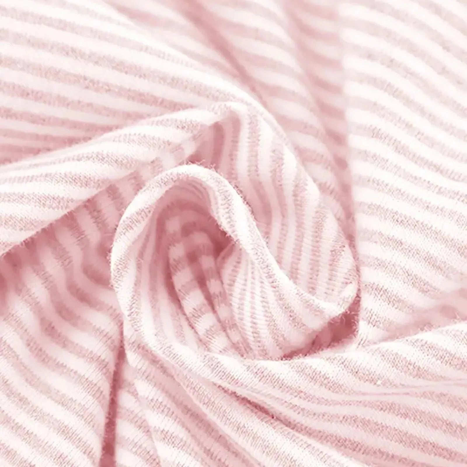 Saint Laruso Women's Pink Striped Pajamas Set Summer Loose Short Sleeved Tee Top And Shorts Suit Fashionable Loungewear Women Casual Pijama