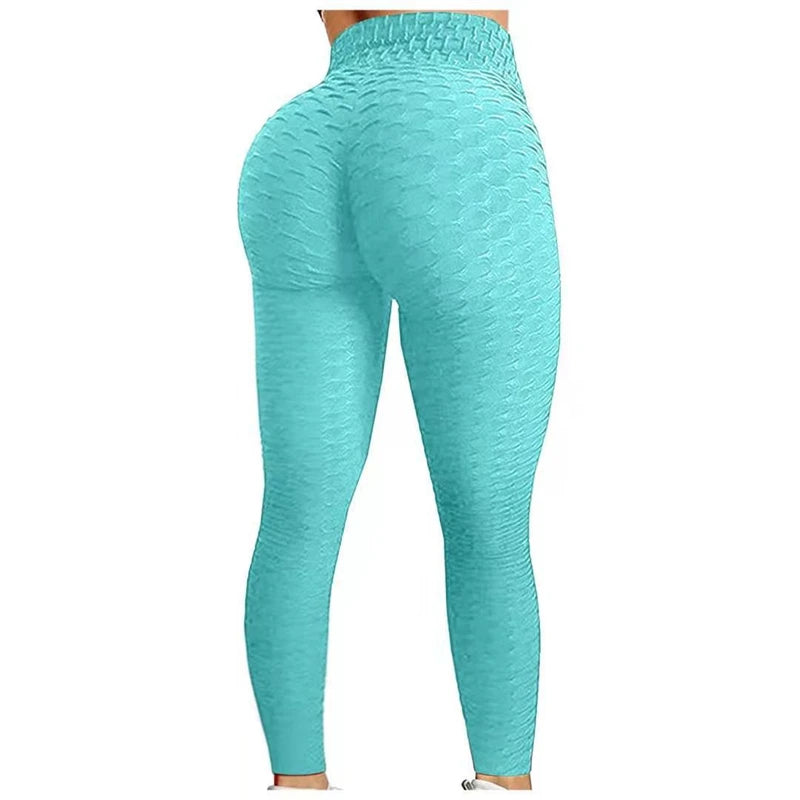 Saint Laruso Leggings Hip-lifting Bubble Pants Women High Waist Fitness Leggings Gym Sport Push Up Leggings Women Workout Yoga