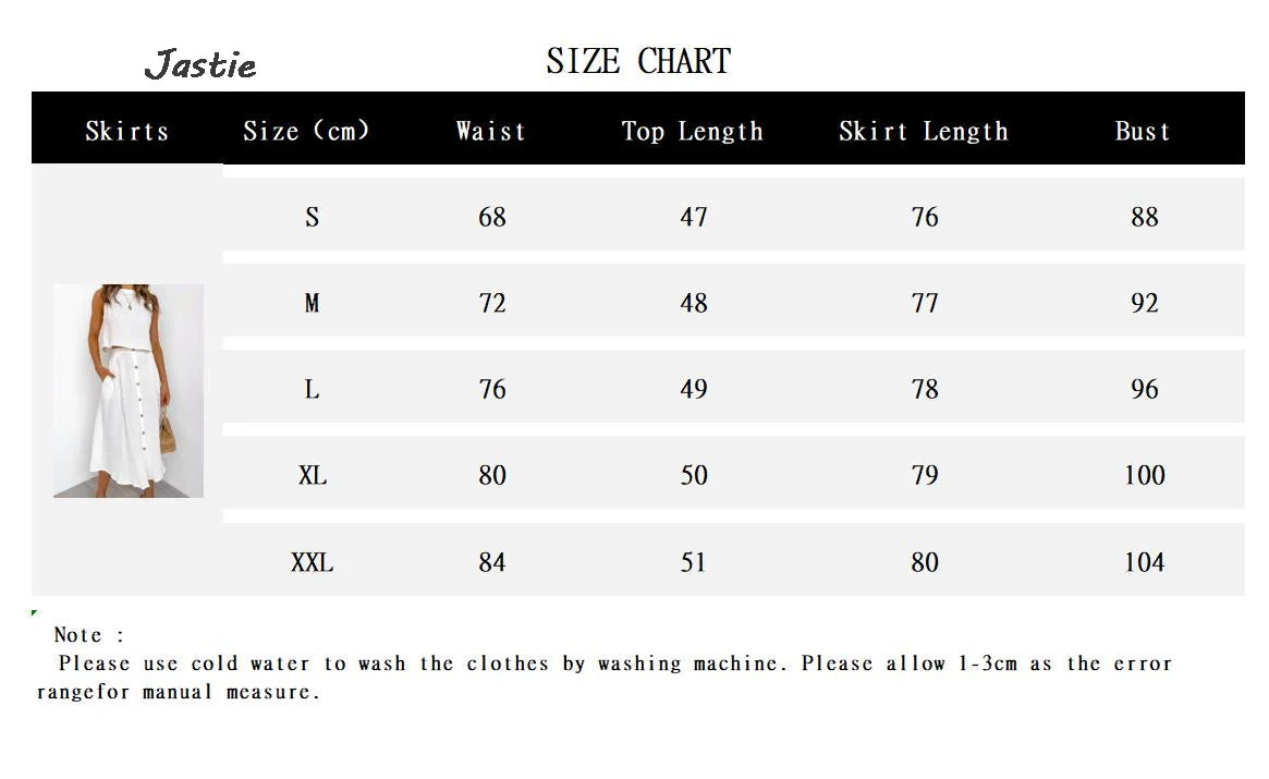 Saint Laruso Summer Outfits For Women 2025 New Casual Cotton Linen Suit Loose Sleeveless Vest Single-breasted Skirt 2 Piece Set Women Outfit
