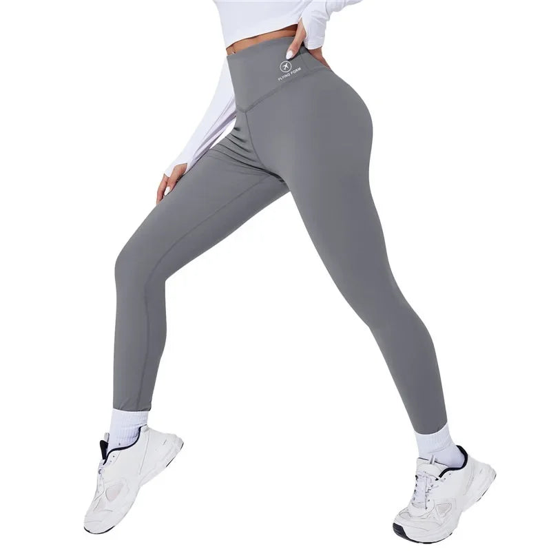 Saint Laruso High Waist Yoga Warm Leggins Sports Tights Thermal Woman Running Pants Sexy Butt Lifting Leggings Push Up Panties Gym Fitness