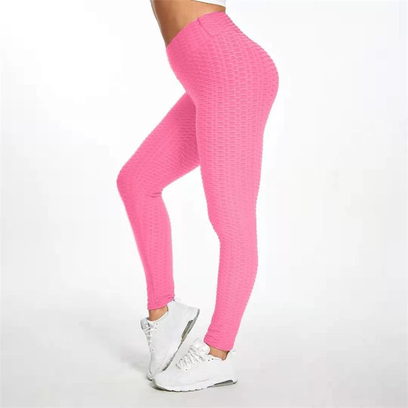 Saint Laruso Leggings Hip-lifting Bubble Pants Women High Waist Fitness Leggings Gym Sport Push Up Leggings Women Workout Yoga