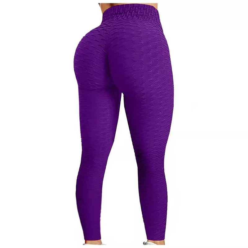 Saint Laruso Leggings Hip-lifting Bubble Pants Women High Waist Fitness Leggings Gym Sport Push Up Leggings Women Workout Yoga