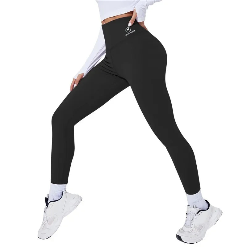 Saint Laruso High Waist Yoga Warm Leggins Sports Tights Thermal Woman Running Pants Sexy Butt Lifting Leggings Push Up Panties Gym Fitness